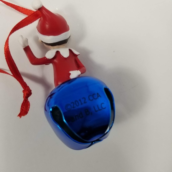 Elf of the Shelf Mini Xmas Ornament Blue Jingle - Picture 3 of 4